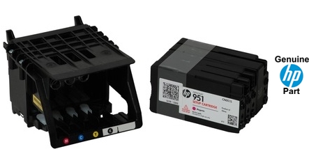 HP CR321A CR322A Ink Cartridge & Printhead Officejet Pro 251dw